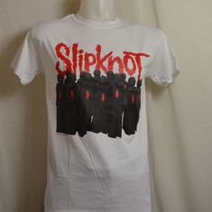 t-shirt slipknot wanyk black figures wit 