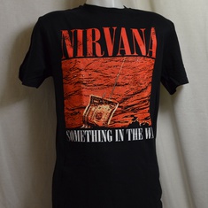 t-shirt nirvana something in the way 