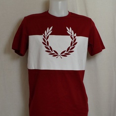 t-shirt fred perry laurel m7517i56 rood