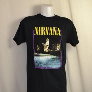 t-shirt nirvana stage jump