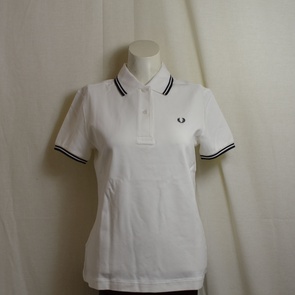 polo fred perry dames wit g3600-205