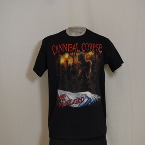 t-shirt cannibal corspe tomb of the mutelated