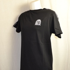 t-shirt hardcore taped zwart