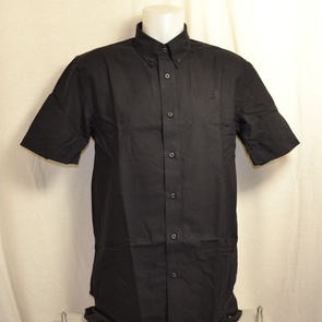 overhemd fred perry zwart m7549-102