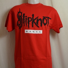t-shirt slipknot wanyk rood 