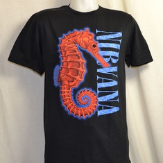 t-shirt nirvana seahorse 
