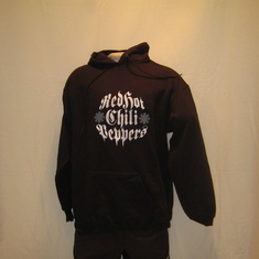 hooded sweater red hot chili peppers rebel