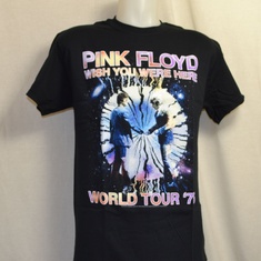 t-shirt pink floyd world tour 1975