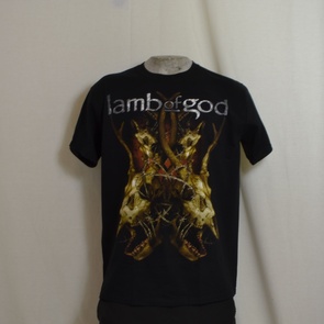 t-shirt lamb of god entageld bones