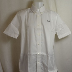 overhemd fred perry m5562-129 snow white 