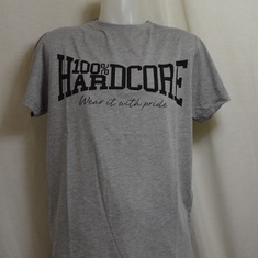t-shirt hardcore essential grijs 