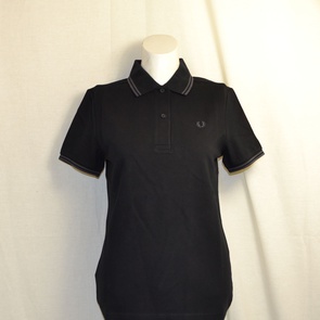 polo fred perry dames zwart g3600-243