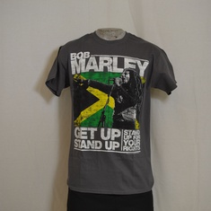 t-shirt bob marley get up 