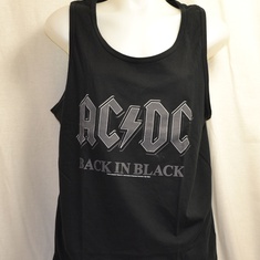 tanktop acdc back in black 