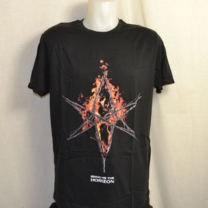 t-shirt bring me the horizon burning hex