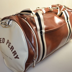 barrel bag fred perry tan L7220-j89