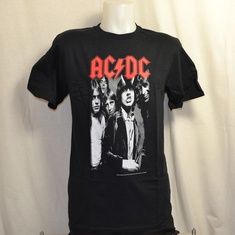 t-shirt acdc highway to hell bw