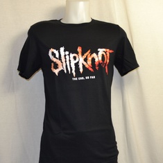 t-shirt slipknot the end so far logo 