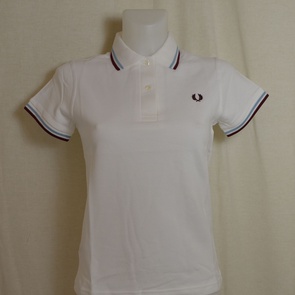 polo dames fred perry g12-301 wit 