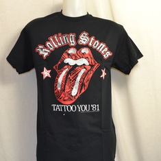 t-shirt rolling stones tattoo you 81 