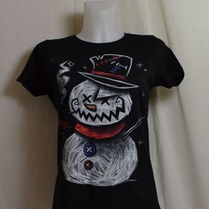 dames t-shirt akumu snowman