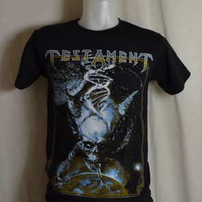 t-shirt testament titan skull 