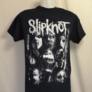 t-shirt slipknot wanyk white splatter 