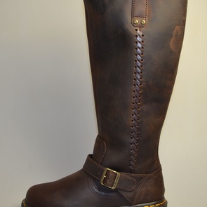 dr martens anistone bkr drak brown crazy horse