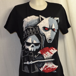 dames t-shirt akumu wolf