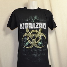 t-shirt biohazard we share the knife