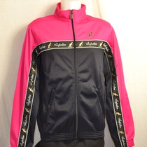 trainingsjack australian zwart onder fuchsia boven 