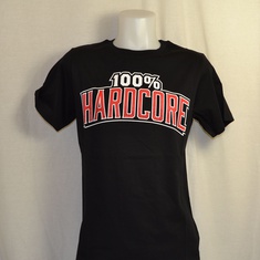 t-shirt hardcore basic rood 