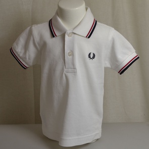 baby polo fred perry wit 748 