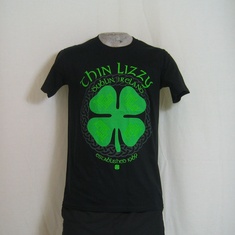 t-shirt thin lizzy 4 leaf clover