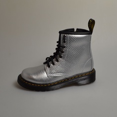 dr martens 1460 J silver reptile 