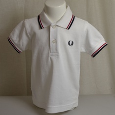 baby polo fred perry wit 748 