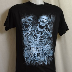 t-shirt avenged sevenfold chained skeleton