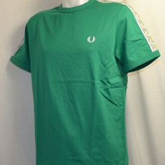 t-shirt fred perry taped m4613-s20 green