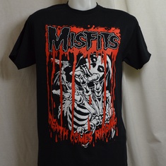 t-shirt misfits death comes ripping 