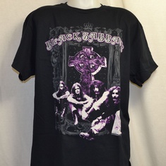 t-shirt black sabbath cross group 