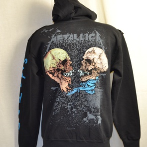 hooded vest metallica sad but true