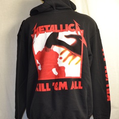 hooded vest metallica kill em all 