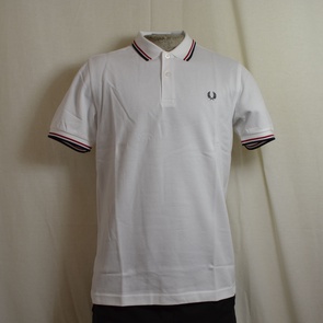 polo fred perry m3600-748 wit