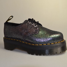 dr martens 1461 quad fl black silver