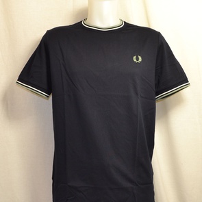 t-shirt fred perry twin tipped m1588-r87 navy 