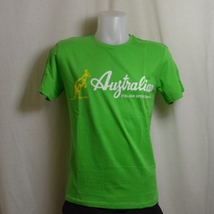 t-shirt australian stamp groen 