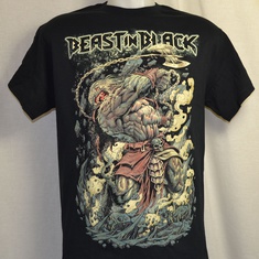 t-shirt beast of black monster of rage