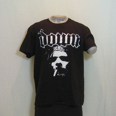t-shirt down face