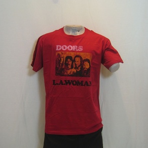 t-shirt the doors la woman rood