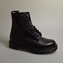 dr martens 1460 bex croco zwart